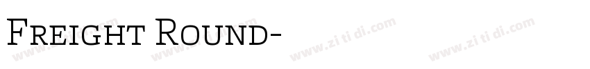 Freight Round字体转换